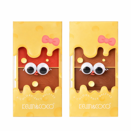 Kevin y coco | Cheese Avocado Palette 4 color