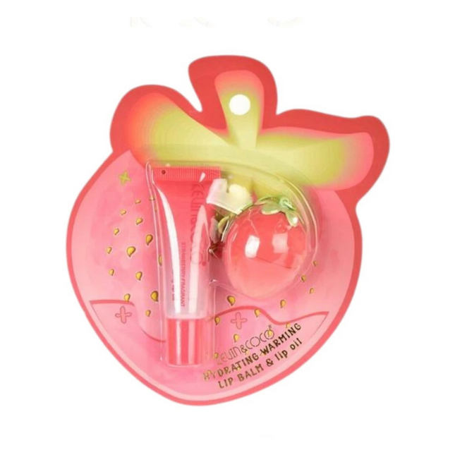 Kevin y coco|Strawberry Mood-Changing Lip Gloss & Lip Oil