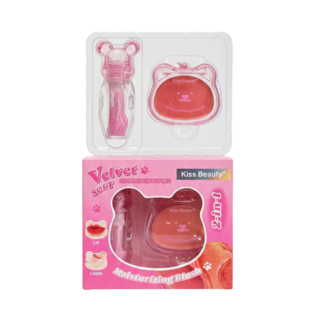 Lip Mud & Cream Blush set 2 in 1