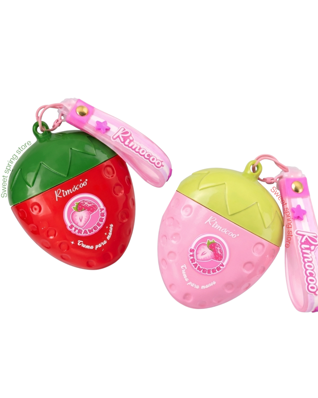 Strawberry Hand Cream Keychain