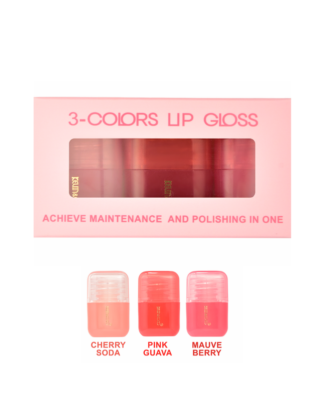 Kevin y Coco|Gilded Muse Lip Gloss Trio