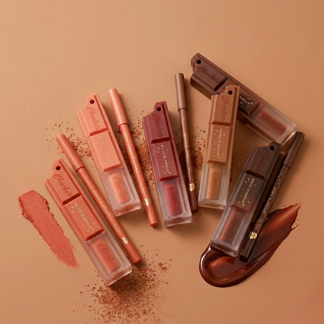 Chocolate Lip Gloss & Lip Liner