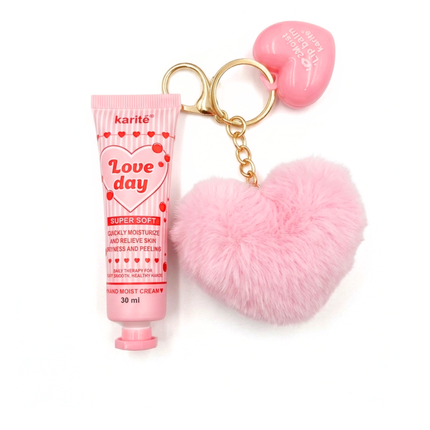 Love Day Hand Cream & Heart pompom