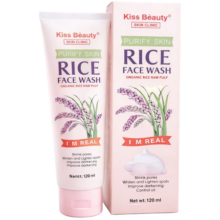 kiss beauty Purify Skin Rice Face Wash