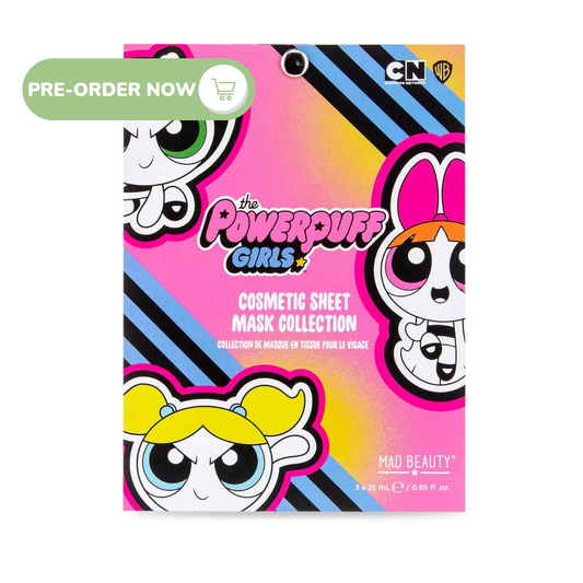 (pre-order) Powerpuff Girls Girls Cartoon Face Mask 3pc Set - Mad Beauty