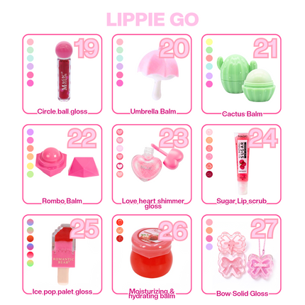 Lippie bag GO (5 items)