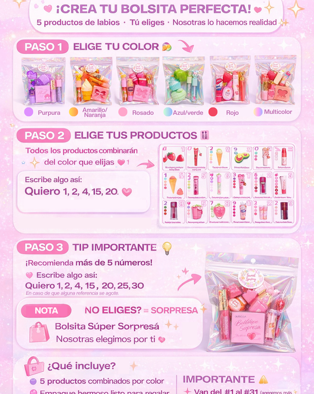 Lippie bag GO Special (5 items)