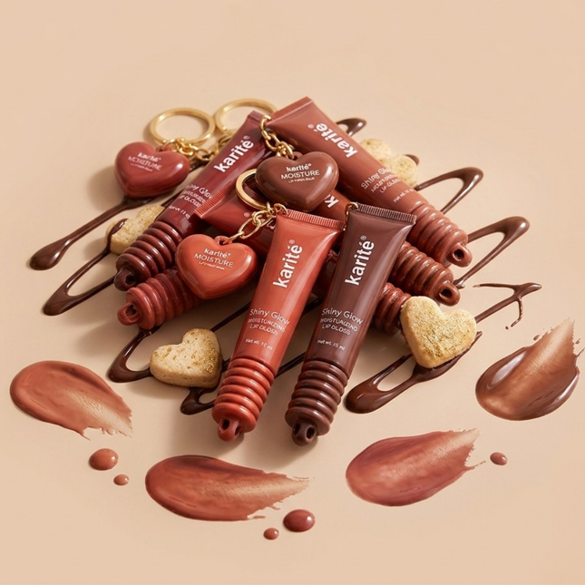 Karité Moisture Lip Gloss & Balm Keychain