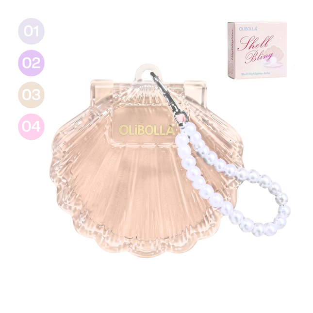 Shell highlighter and blush DIY