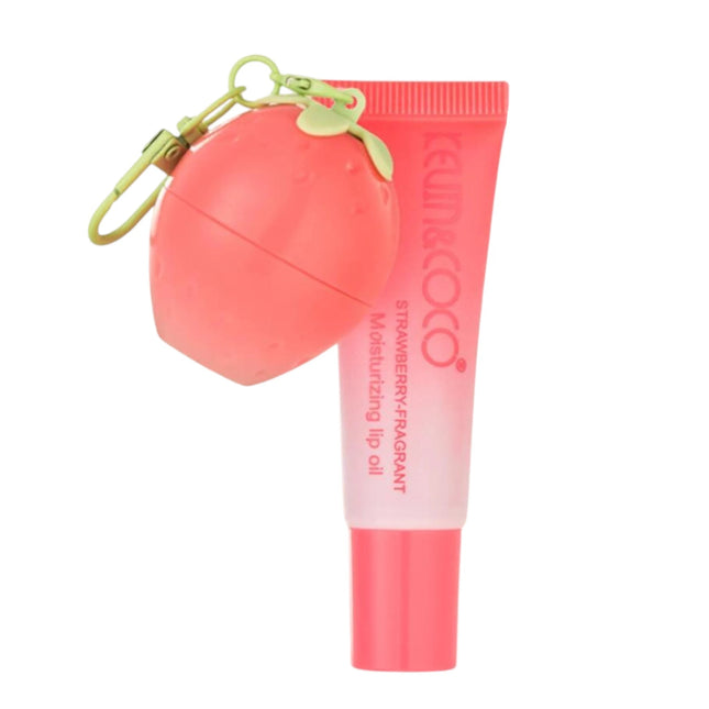 Kevin y coco|Strawberry Mood-Changing Lip Gloss & Lip Oil
