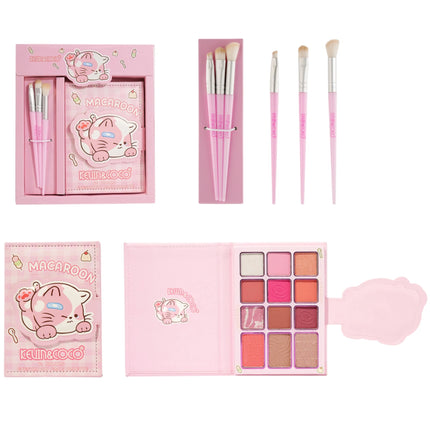 Kevin y coco| Eyeshadow palette with brush set