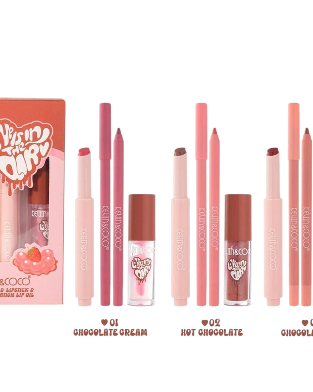 Kevin y Coco|Chocolate Lip combo
