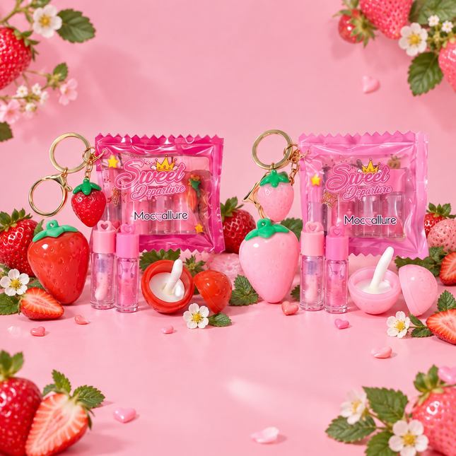 Sweet strawberry Lip Set