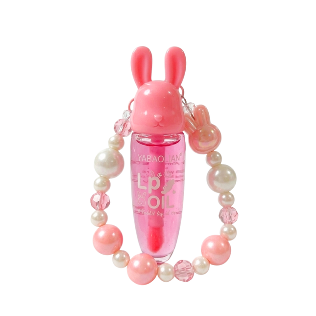 Bunny Lip Oil Keychain