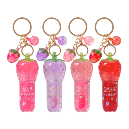 Strawberry Keychain Lip gloss