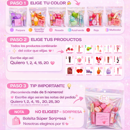 Lippie bag GO (5 items)