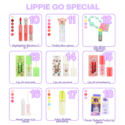 Lippie bag GO Special (5 items)