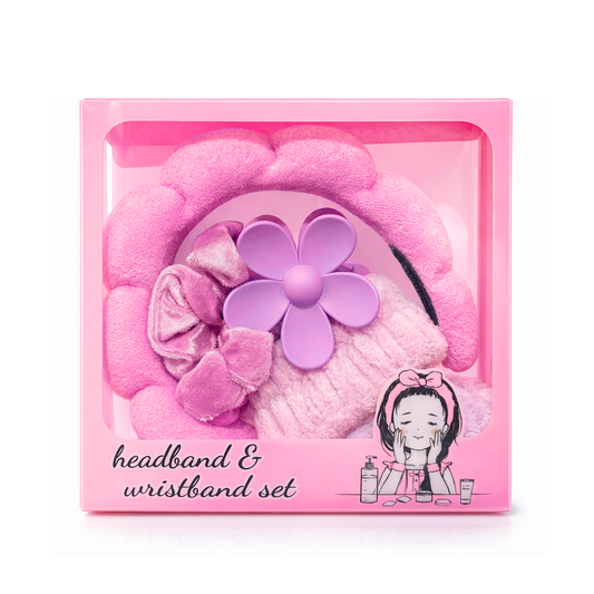 Beauty set - Headband & wristband