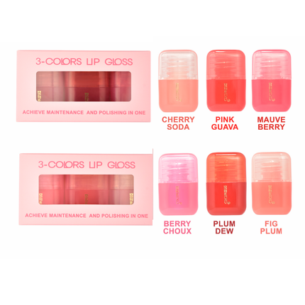 Kevin y Coco|Gilded Muse Lip Gloss Trio