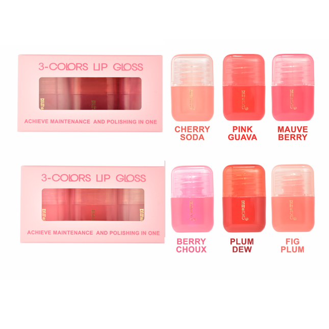Kevin y Coco|Gilded Muse Lip Gloss Trio