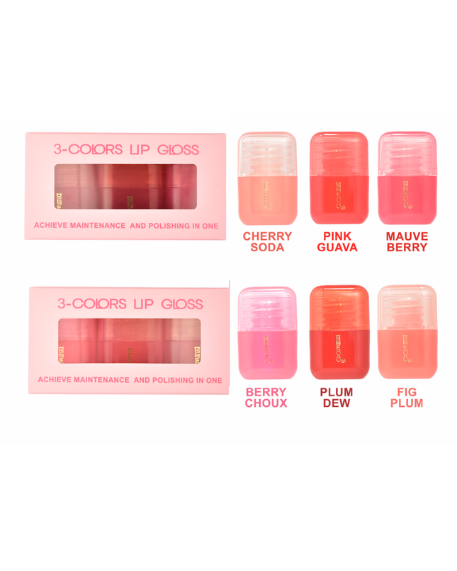 Kevin y Coco|Gilded Muse Lip Gloss Trio