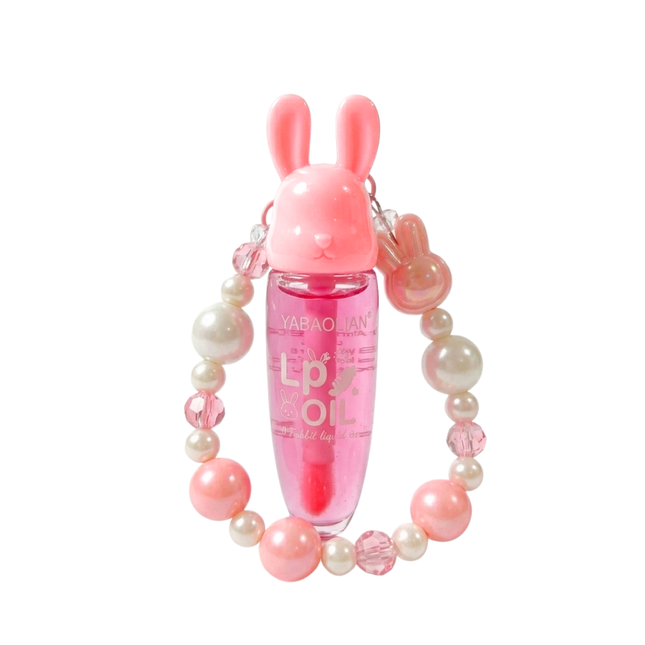Bunny Lip Oil Keychain