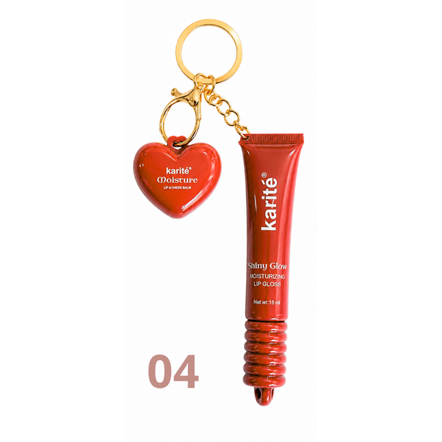 Karité Moisture Lip Gloss & Balm Keychain