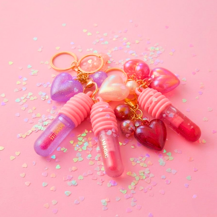 Magic Your Life lip oil Heart keychain