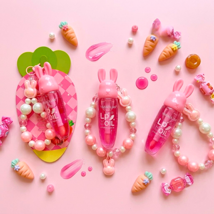 Bunny Lip Oil Keychain