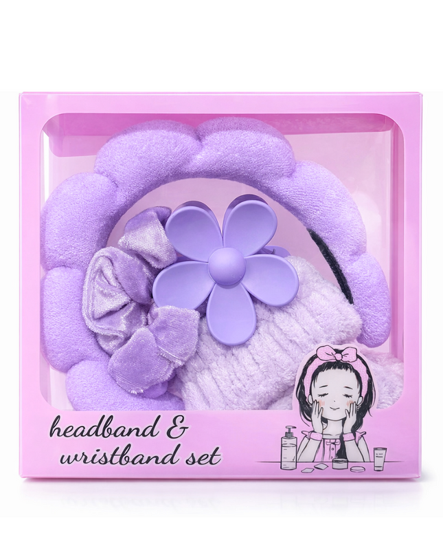 Beauty set - Headband & wristband