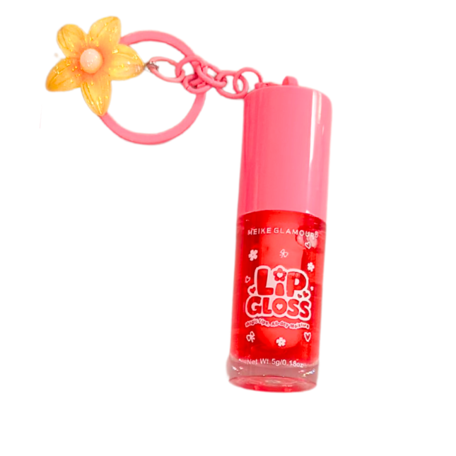 Lip gloss flower Keychain