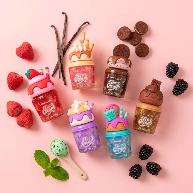 Rimocoo Ice Cream Dessert PH Lip Gloss