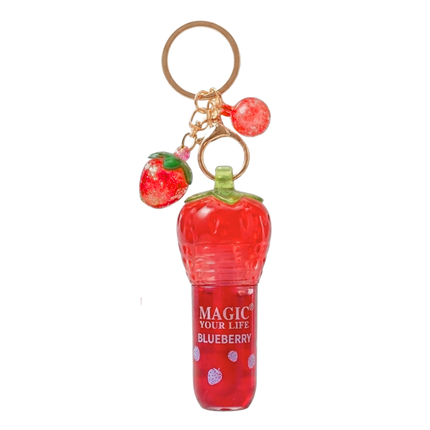 Strawberry Keychain Lip gloss