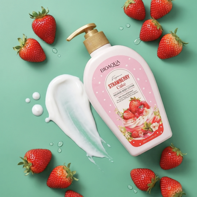 Bioaqua | Strawberry Cake Nourish Body Lotion