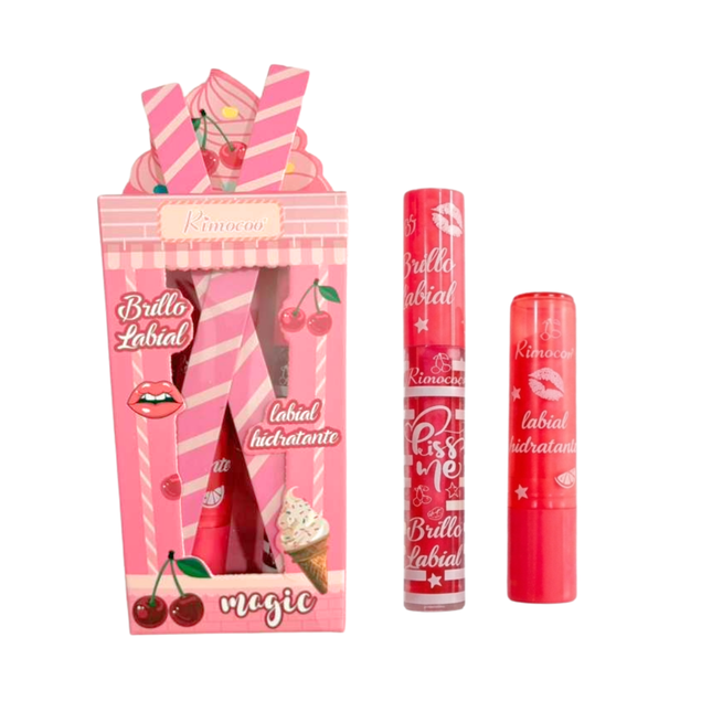 Sweet Strawberry Shake Lip Gloss & Lipstick
