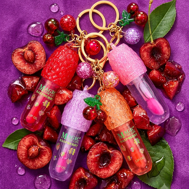 Cherry Keychain lip gloss