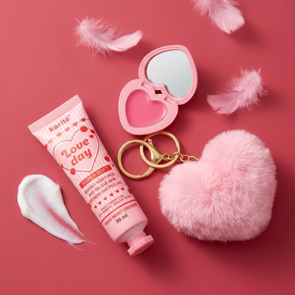 Love Day Hand Cream & Heart pompom