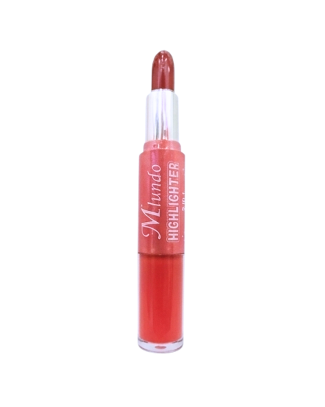 Lipstick gloss Highlighter Blusher 2 in 1