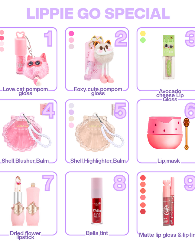 Lippie bag GO Special (5 items)