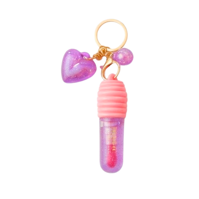 Magic Your Life lip oil Heart keychain