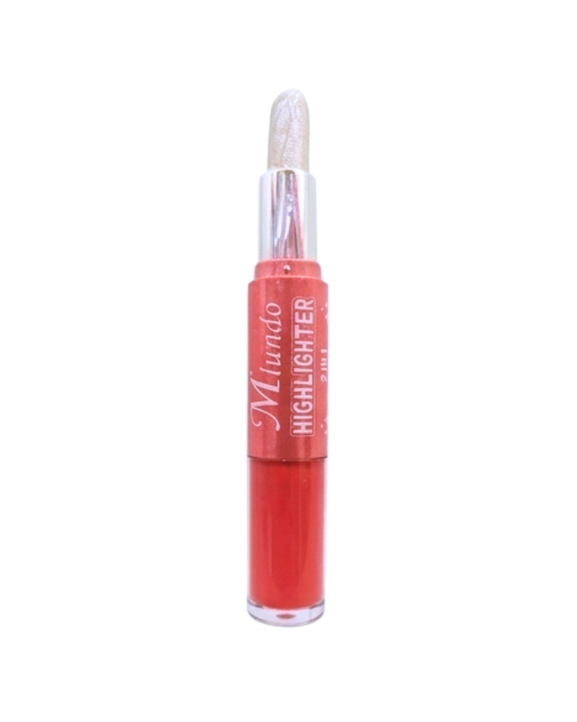 Lipstick gloss Highlighter Blusher 2 in 1