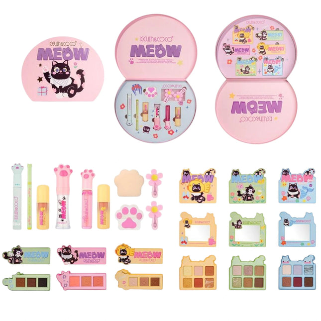 Kevin & Coco |"MEOW" Ultimate Cat-Themed Makeup Collection.